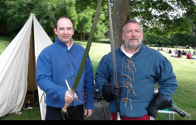 Club members at a living history event